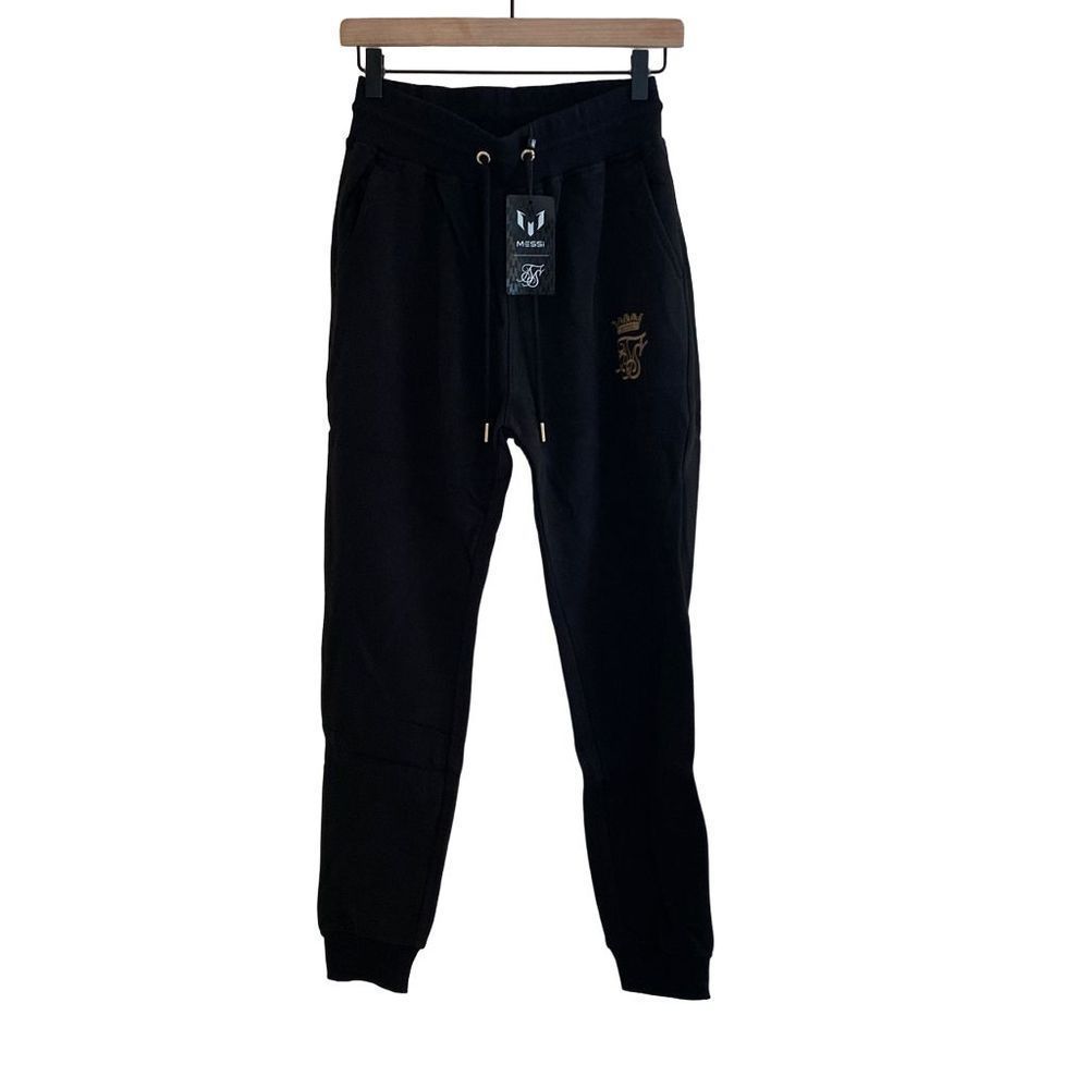 NWT Messi x Sik Silk Black Fleece Pants